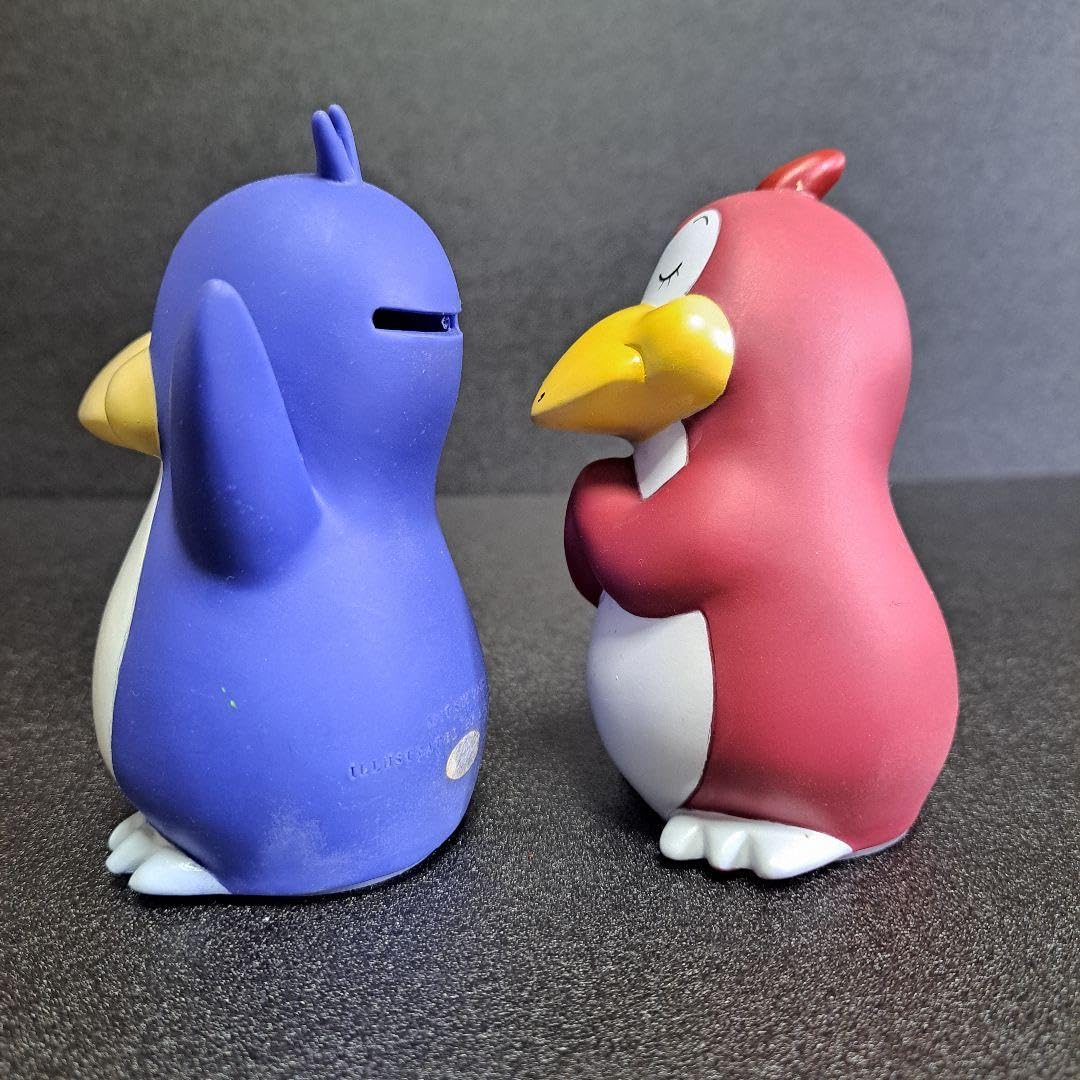 Amazon.co.jp: ペンギン ソフビ貯金箱 三井信託銀行 レトロ 企業