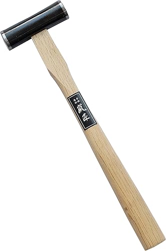 RANSHOU GENNO - Martillo de carpintero japonés de 10.5 onzas (10.5 onzas), mango de madera para cincel, plano de mano japonés, clavo, fabricado en