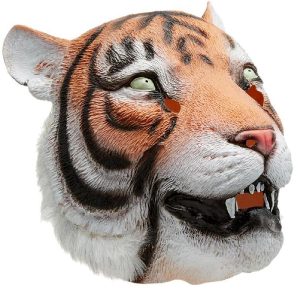 Forum Novelties Deluxe Latex Animal Mask, Tiger