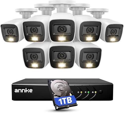 ANNKE 3K Lite Wired Security Camera System with AI Human/Vehicle