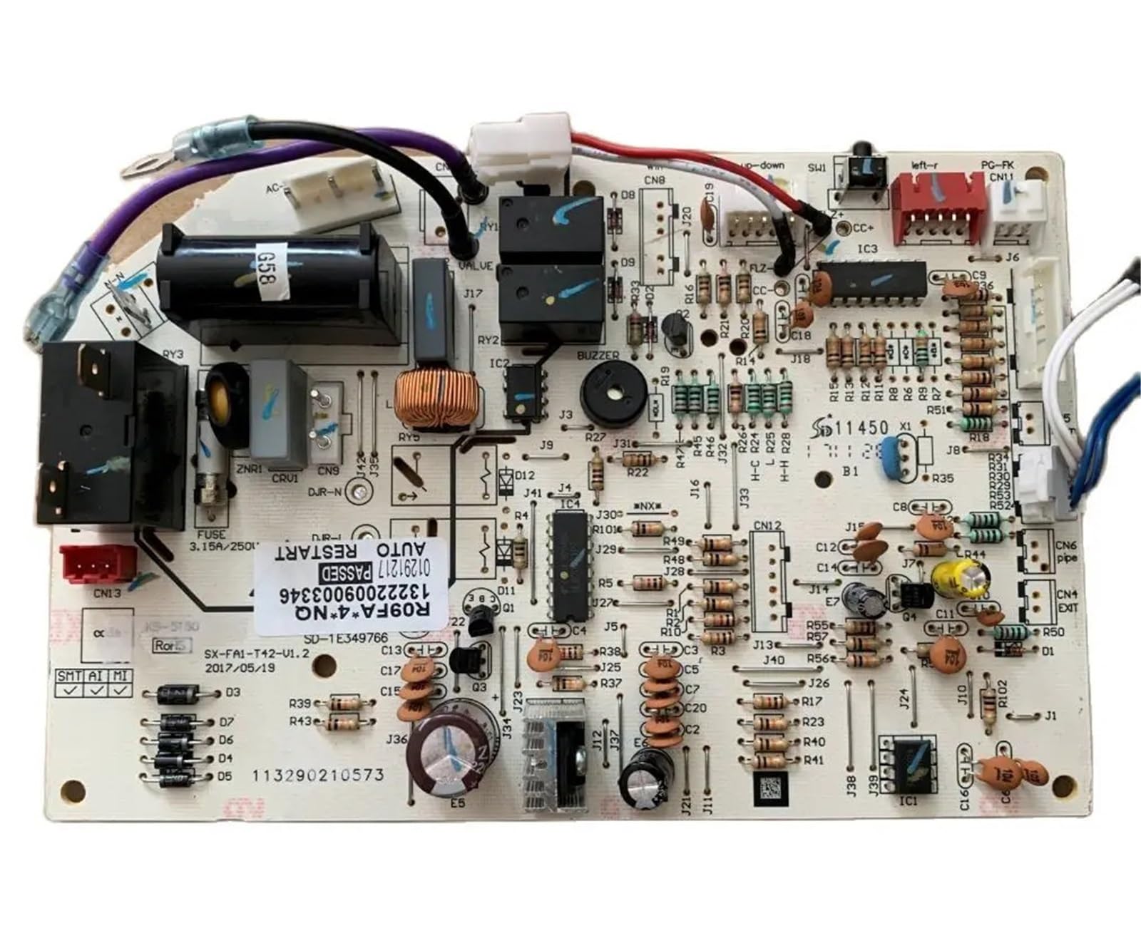 Bonzmxdkhq A Ir Conditioner Computer Board Part Sx-Fa1-T42-V1.2 Sx-Fa1-T42-V1.1