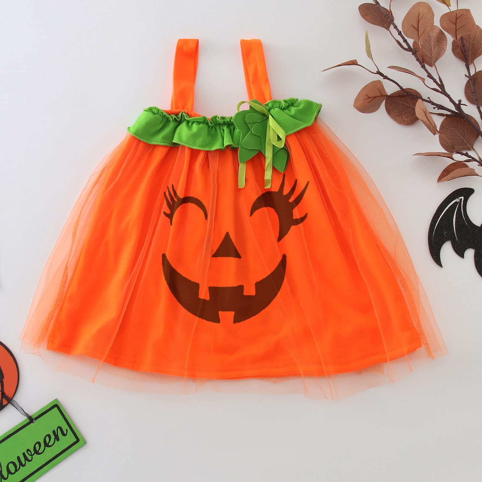 Deguisement Fille 12 Ans - Enfants Filles Halloween Dessin Animé Imprime Pageant Robe Fête Enfant Costume Robe Princesse Robe Sac Ensemble Robe Pull Fille Hiver Chic V
