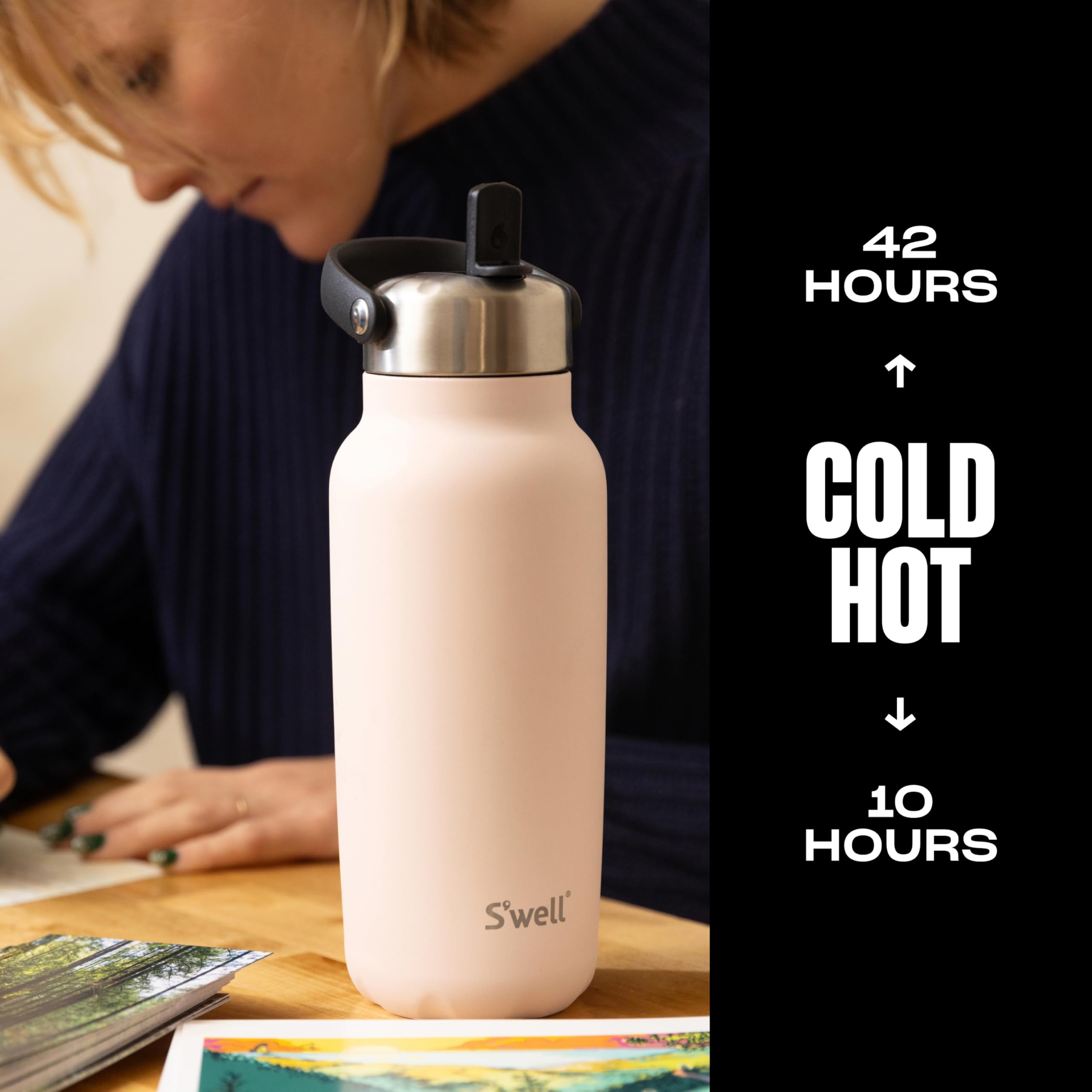 Amazon.com: S'well Recycled Stainless Steel Explorer with Flip