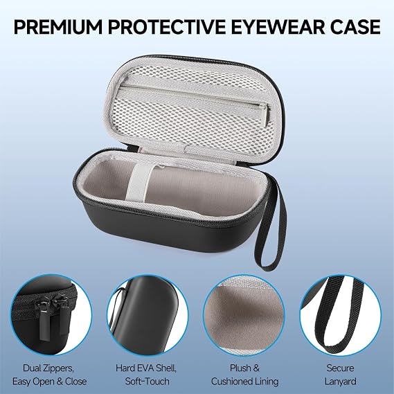 Hard glass case for Ray-Ban Meta Charge box
