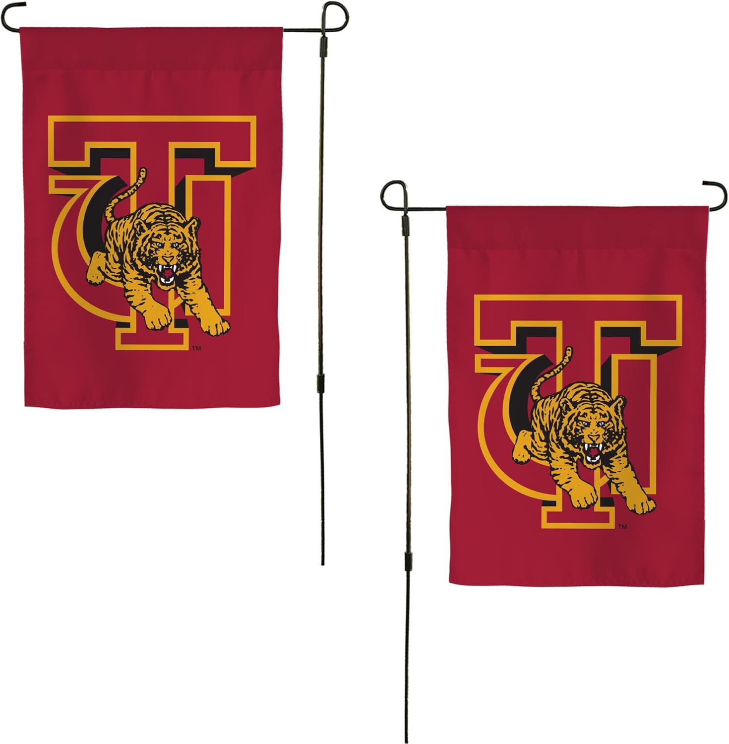 Desert Cactus Tuskegee University TU Garden Flag – 19 x 12 inch Tuskegee Golden Tigers Banner, For Outdoor Display and Events (Design 1)