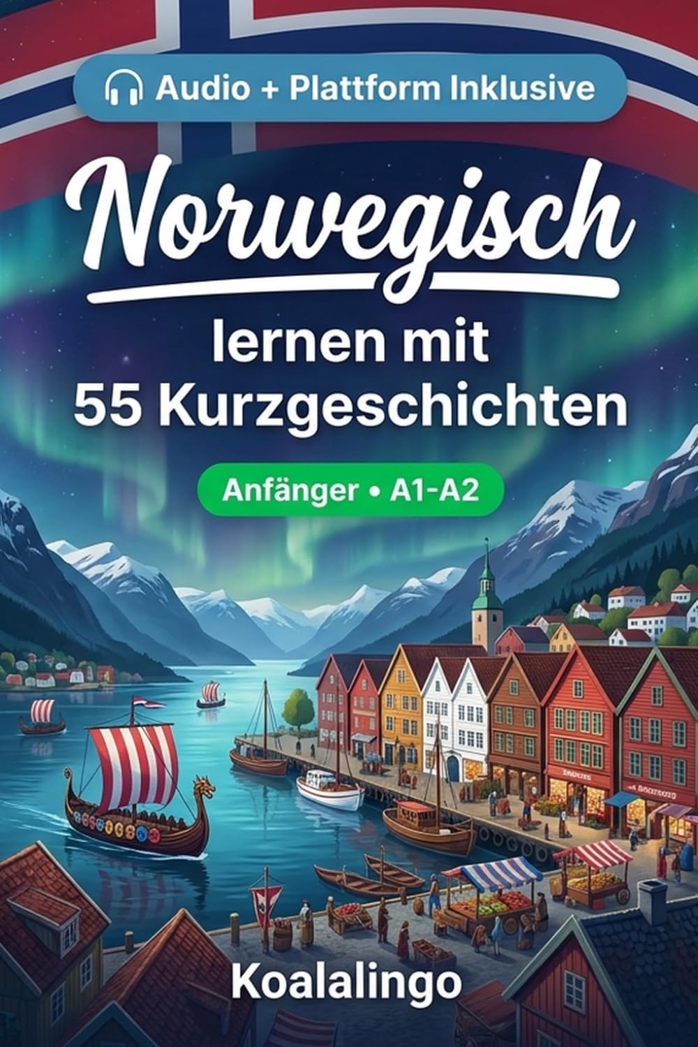Norwegisch lernen mit 55 zweisprachigen Kurzgeschichten für Anfänger: Verbessern Sie Ihren Wortschatz, Ihr Leseverständnis und Ihre Schreibfähigkeiten ... für Studenten und Erwachsene auf A1-A2 Niveau