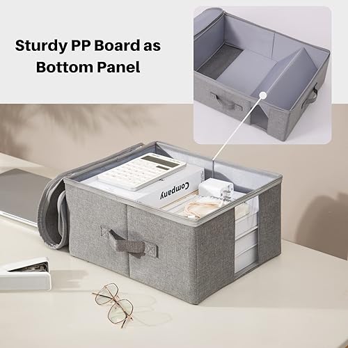 Miniatura 10 de Almacenamiento debajo de la cama con ventana transparentetela resistente 600D, bolsas de almacenamiento debajo de la cama para ropa, ropa, manta,