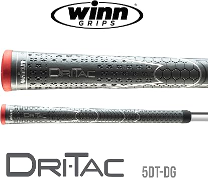 Winn Golf Grip DriTac Ladies' / Men's Non-Slip & Cushioned Comfort, Moisture-Wicking & Shock Absorption, AVS Technology, Hand Alignment & Lighter Grip Pressure, Tacky in All Weather