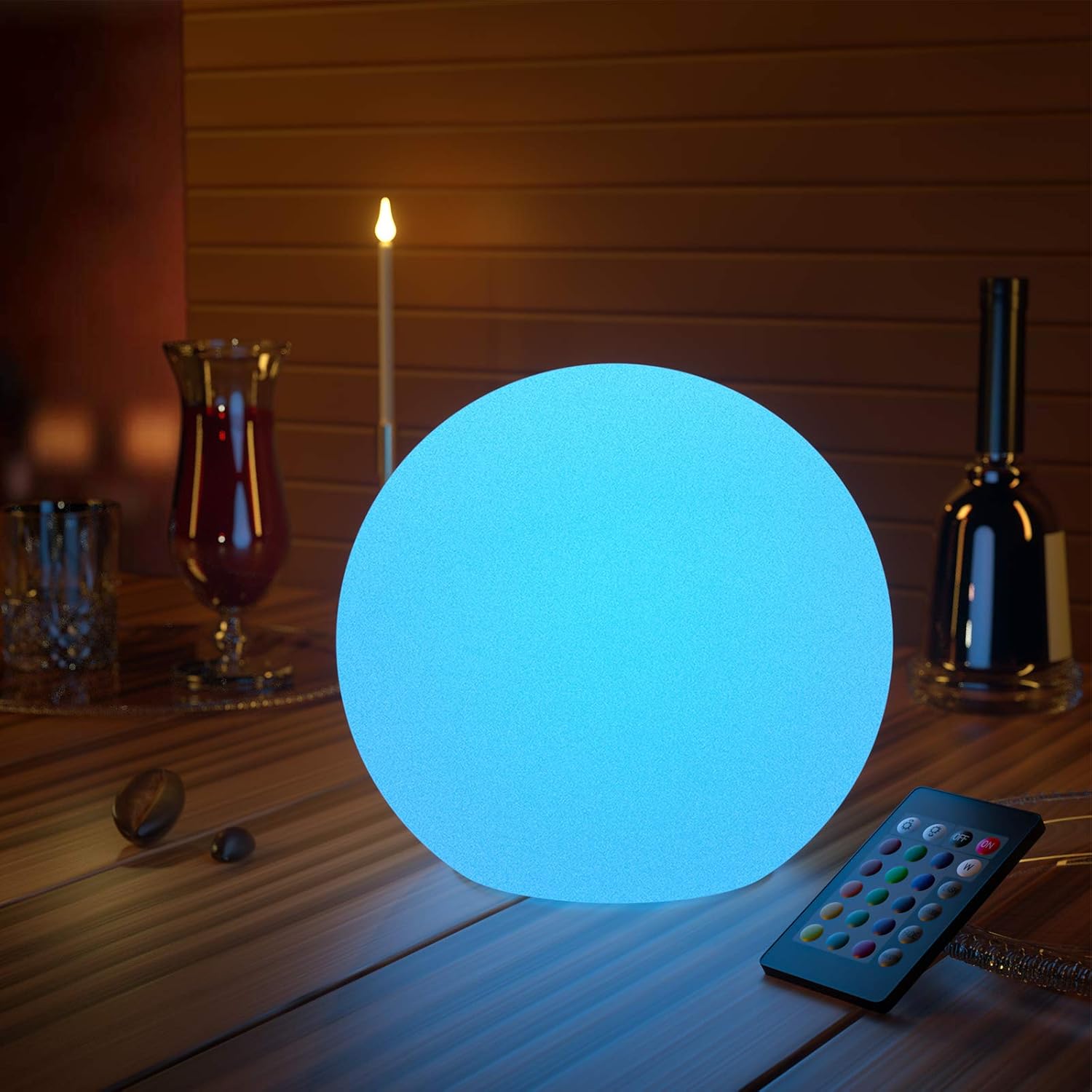 Flаѕh Dеаlѕ - 50% оƒƒ LOFTEK Large Nursery Night Light Ball, 16-inch 16 Colors Change Floating Light with Remote Control, Rechargeable and Waterproof Night Lights, UL Listed Adapter, for Home Decor Study Area, Living Room