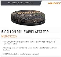 Vista 3 de Muddy Asiento giratorio de 360 grados (camuflaje)