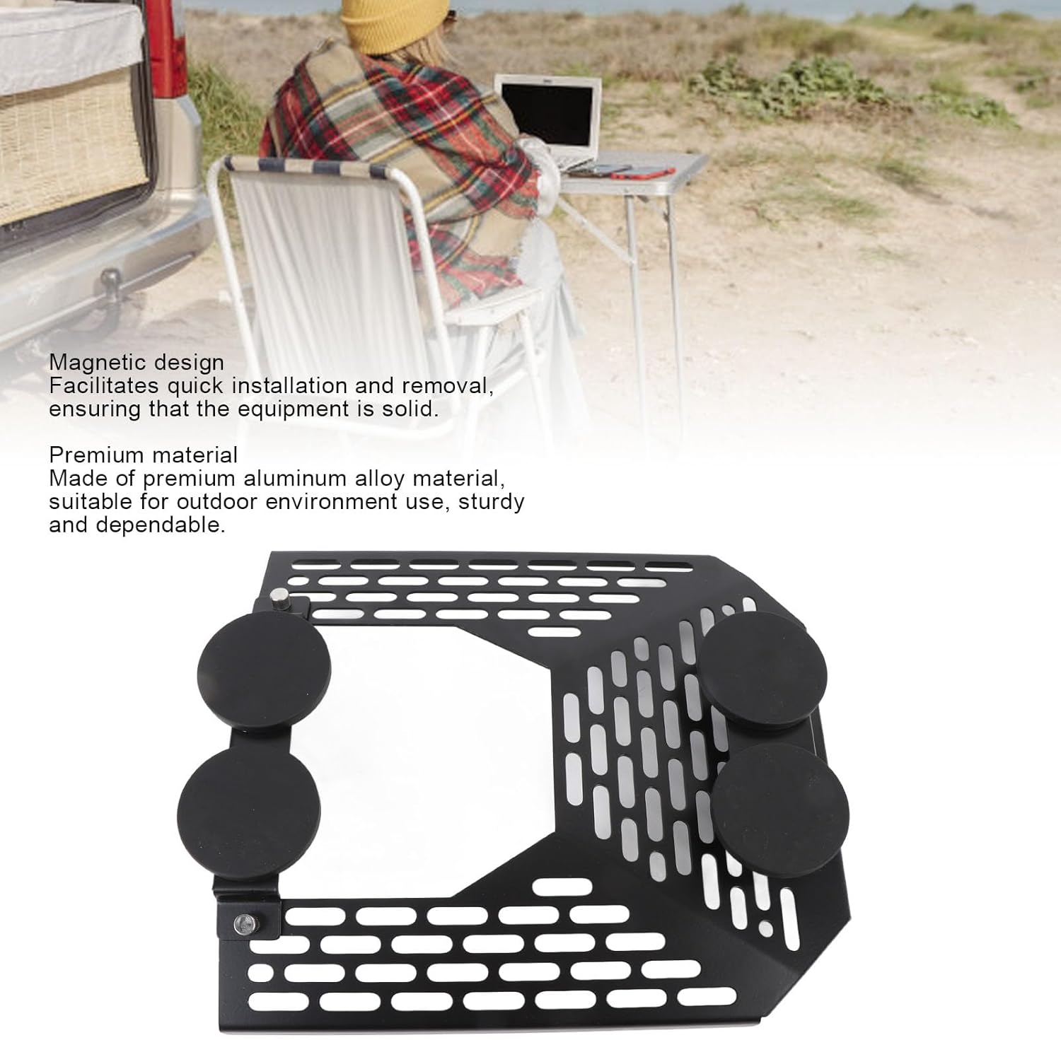 衛星磁気マウント マルチ角度調整可能なアルミニウム合金衛星車ルーフマウント RV 用