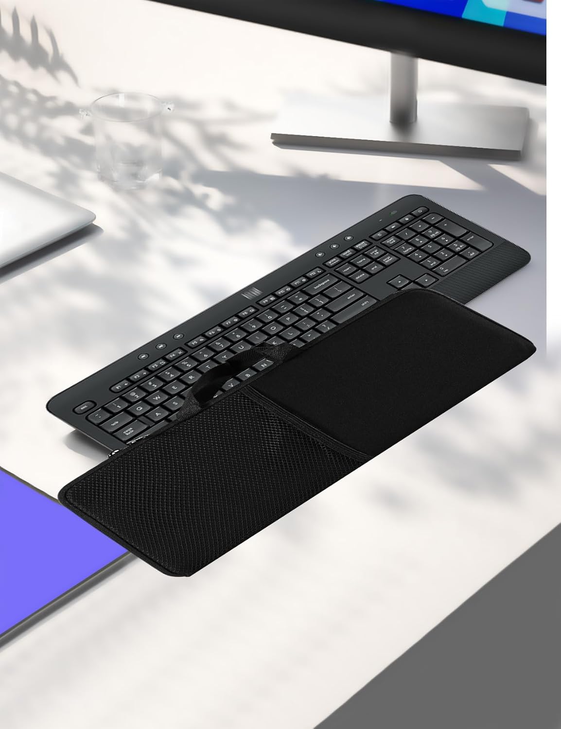 Portable Shockproof Waterproof Keyboard and Mouse Sleeve Protective Case for Logitech MK540/MK545 Advanced Wireless Keyboard & Mouse Combo; Black - Image 6