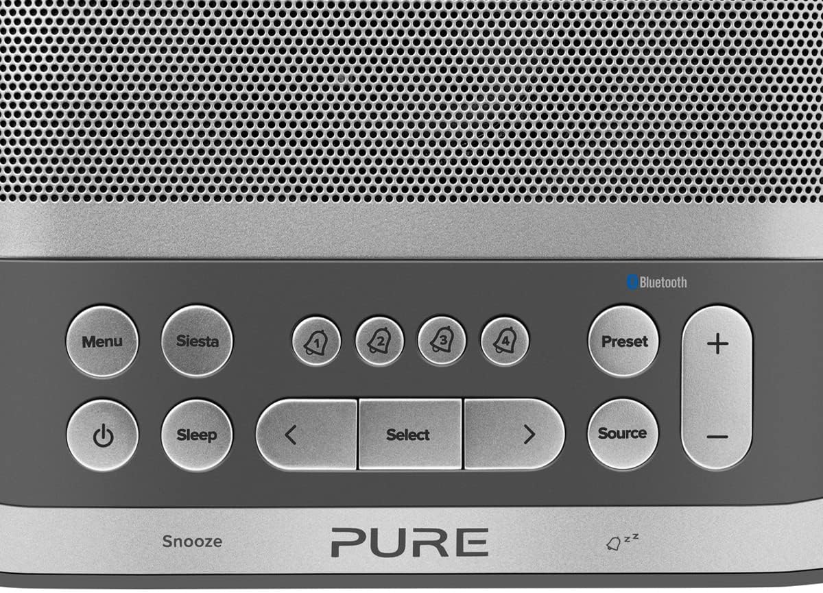 Close-up of the top control panel of the Pure Siesta S6
