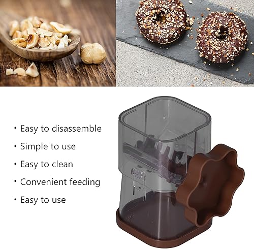 Miniatura 2 de Picador de nueces, molinillo manual de ABS para moler frutas secas, molinillo de nueces de manivela, para almendras picadas, avellanas, nueces