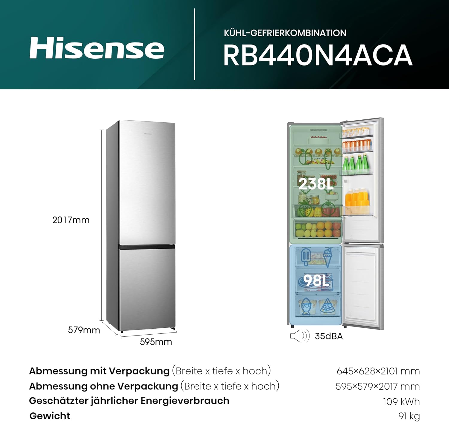 hisense-rb440n4aca-refrigerator-freezer-combination-user-manual