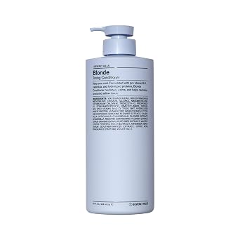 J Beverly Hills Blue Blonde Toning Conditioner with Vitamin B5 to Tone Brassy Hair, 12 Oz, 32 Oz