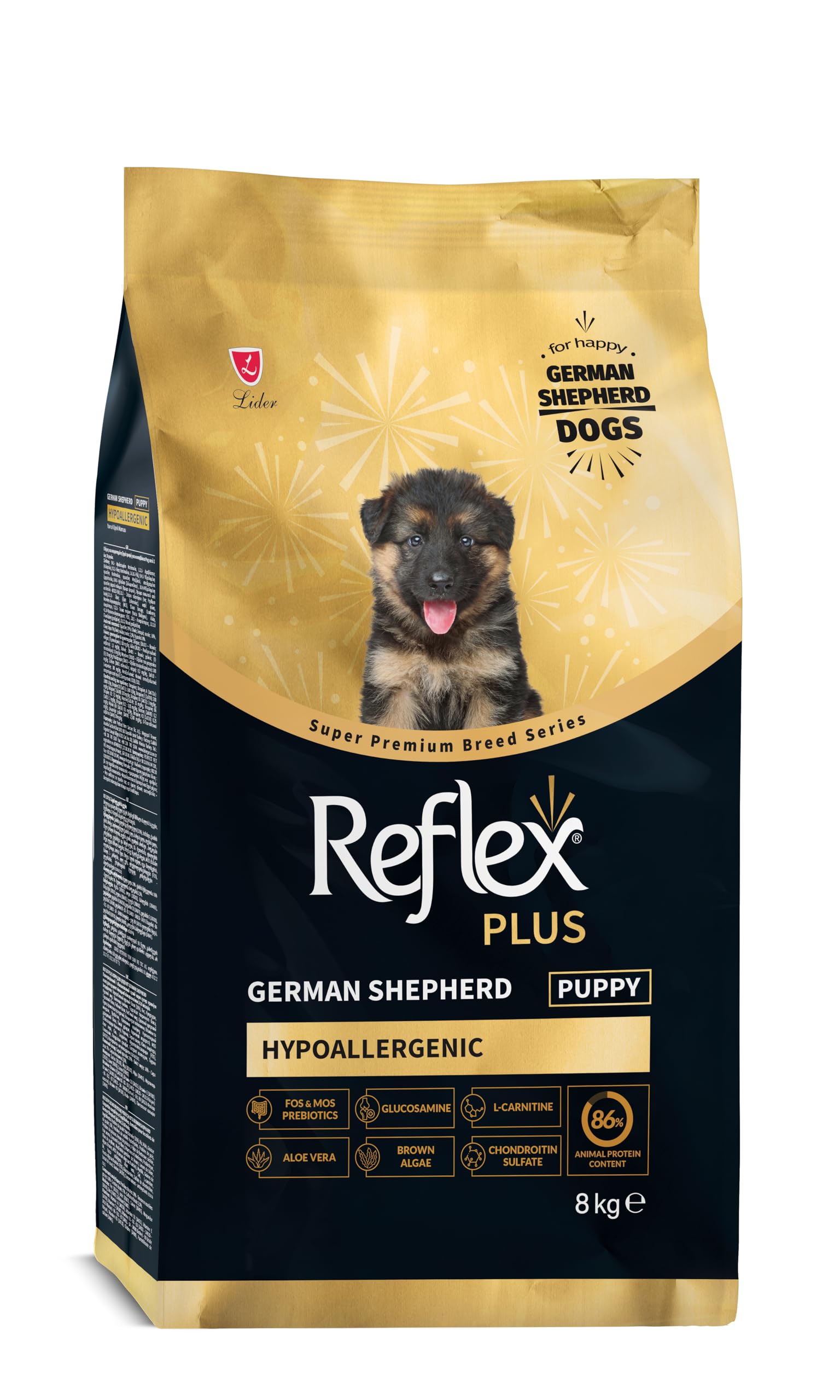 Reflex Plus German Shepherd Hipoalerjenik Yavru Köpek Maması 8 kg