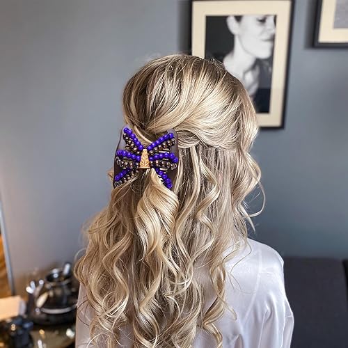 Miniatura 4 de 5 accesorios mágicos elásticos para el cabello clips elásticos ajustables para peineta, moños vintage para mujeres, niñas, sin pliegues para cabello