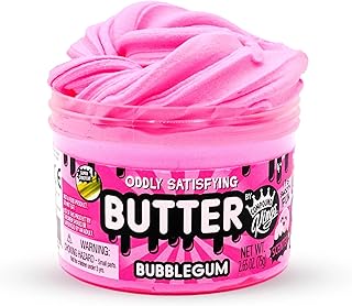 Compound Kings Butter Slime Single Jar Pink Bubble Gum, Stocking Stuffer for Boys and Girls Sensory Fun Gift