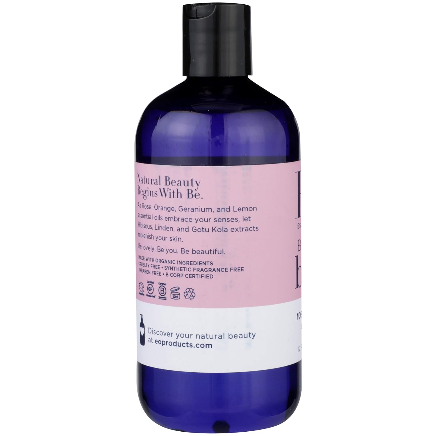 Eo, Bubble Bath Rose Lemon, 12 Ounce : Beauty & Personal Care