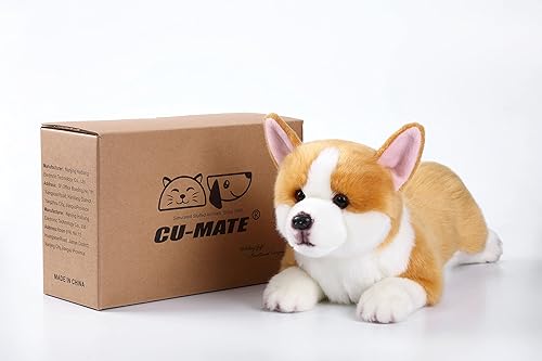 Miniatura 8 de CU-MATE Perro de peluche para niñas y niños (Louie Welsh Corgi)