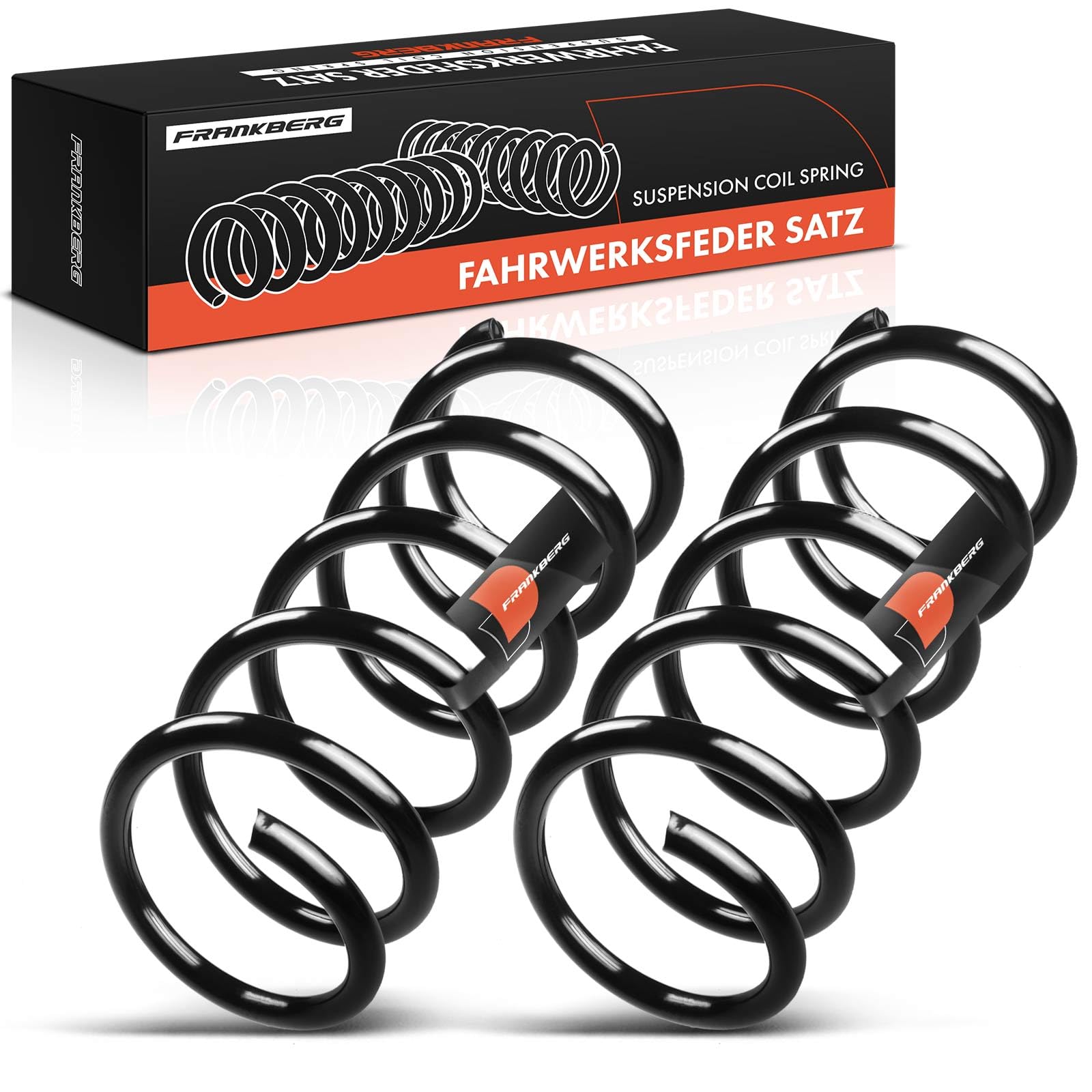 Frankberg 2x Molle autotelaio Molle sospensioni Compatibile con 169 1.2 1.1 1.3 D MultiJet 2003-2013 Replace# 50703623