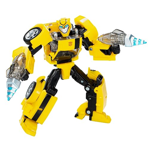 Transformers Legacy United Deluxe Class Animated Universe Bumblebee, 5.5-Inch Converting Action Figure, 8+