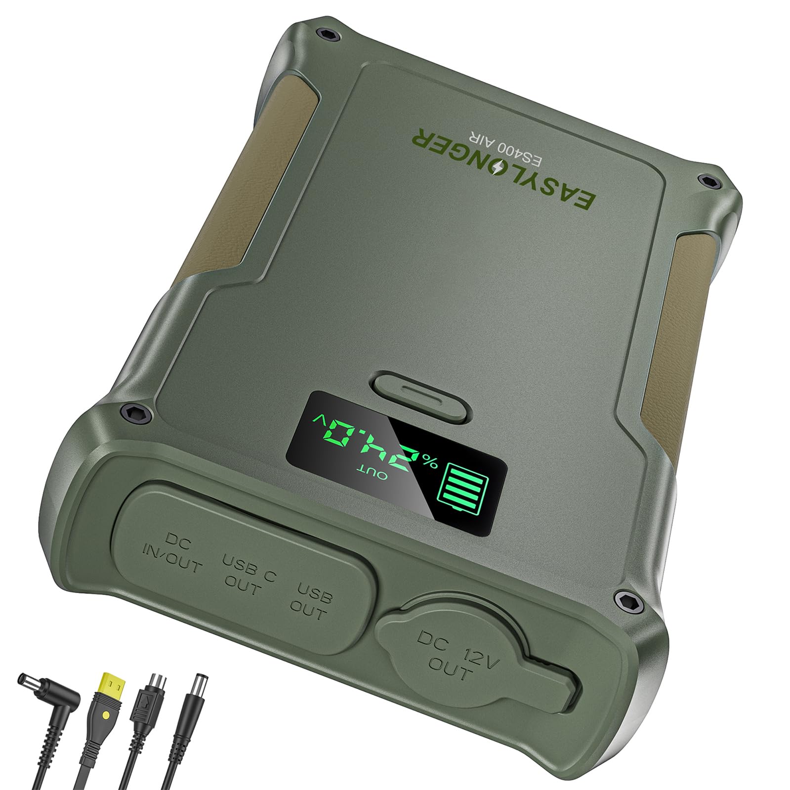 EASYLONGER ES400 AIR CPAP Akku 40000mAh/148Wh Akku für CPAP Gerät 12V 24V CPAP Akkupack CPAP Powerbank CPAP Batterie für ResMed AirSense 10/ AirSense11/ S9/ Aircurve 10/ AirMini/Philips DreamStation