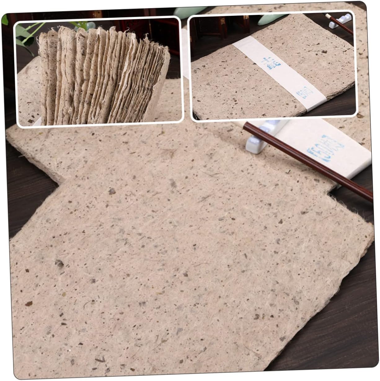 ARTIBETTER 2sets Convenient Rice Paper Portable Calligraphy Paper for Crafts Writing Crafting 50sheets*2