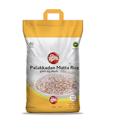 Double Horse Palakkadan Matta Rice, 5 Kg