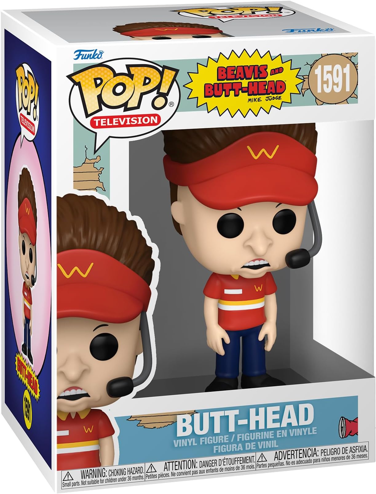 POP TV: Beavis & Butt-Head – Butt-Head - Beavis and Butthead - Collectable Vinyl Figure - Gift Idea - Official Merchandise - for Kids & Adults - TV Fans - Model Figure for Collectors