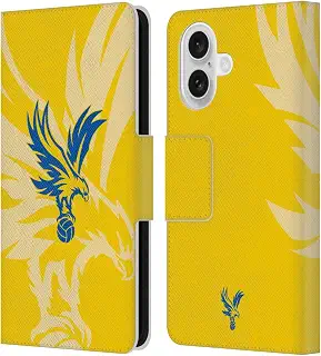 Head Case Designs 公式ライセンス Crystal Palace FC Away 2024/25 クレストキット レザーウォレットケース Apple iPhone 16対応