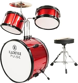 Kadence 13 Inch 3-Piece Kids/Junior Drum Set/Beginner (Standard)