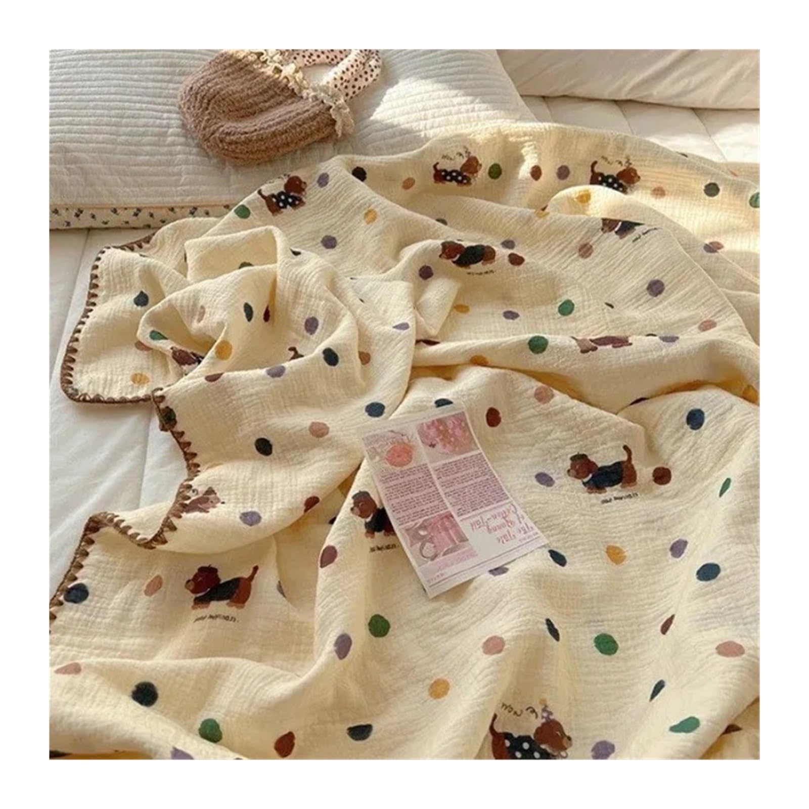 Couverture en mousseline de coton