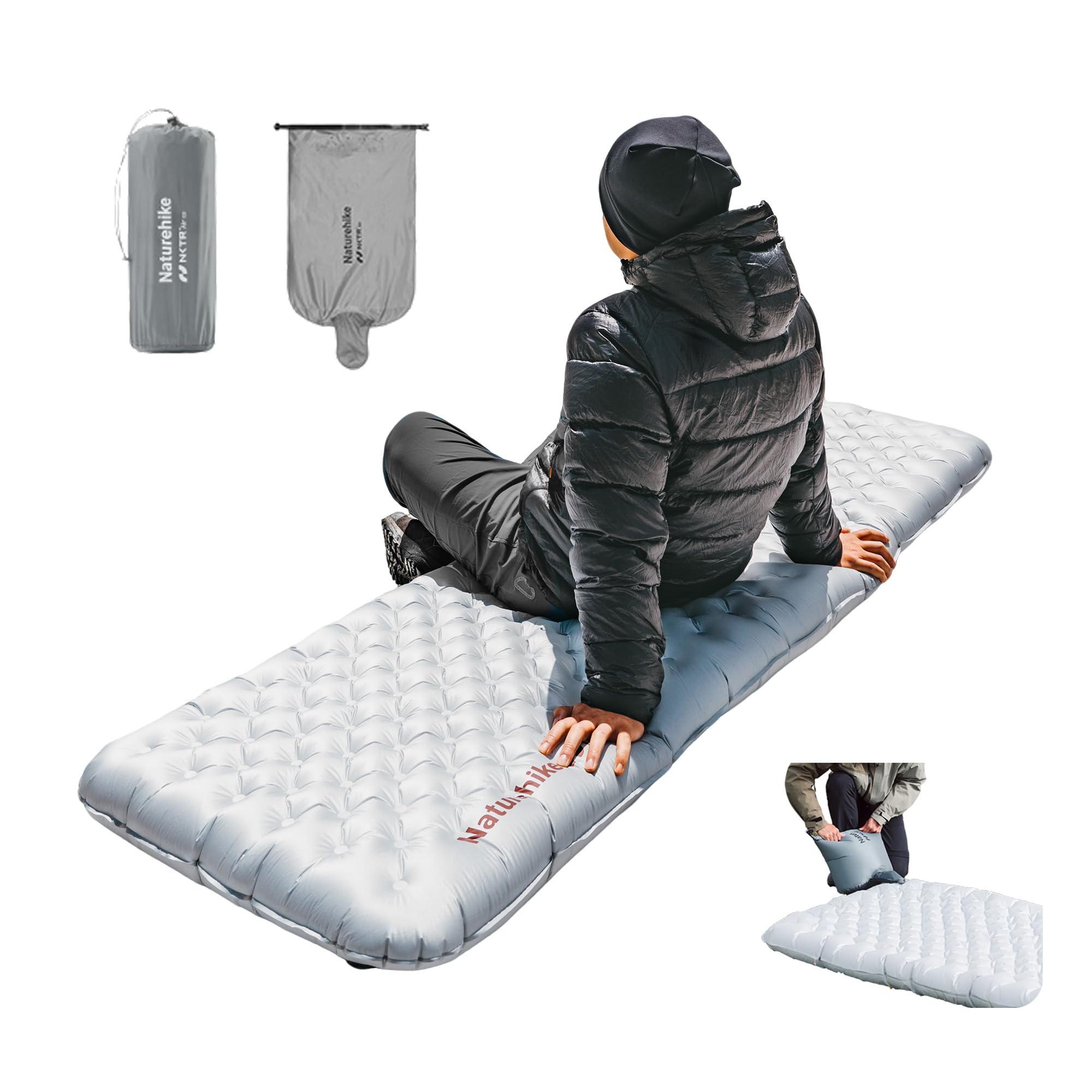 Naturehike Camping-Matratze R8.8 Isolierung,12cm Dicke,bis -30°C nutzbar