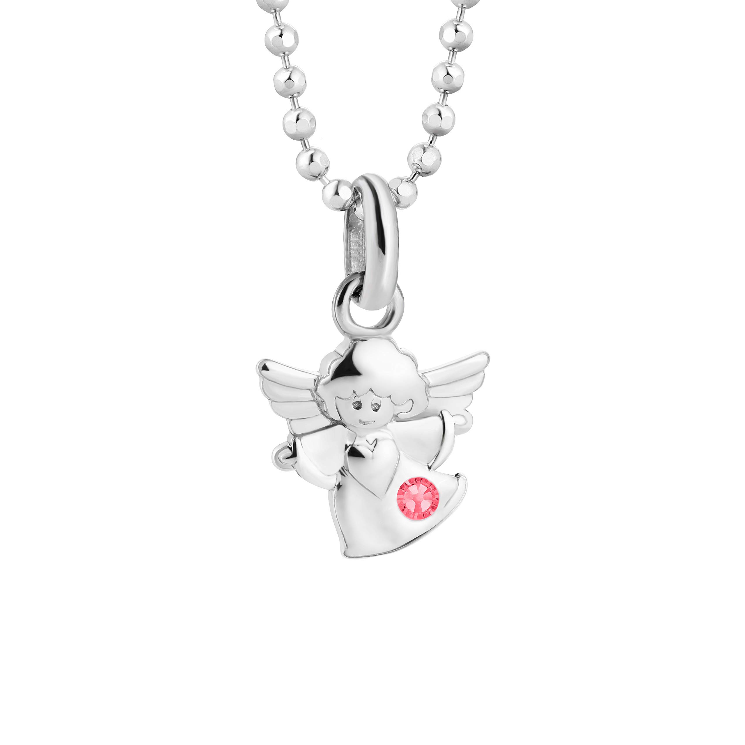 butterfly Collana Celestiale Con Catena Argento E Ciondolo Angelo