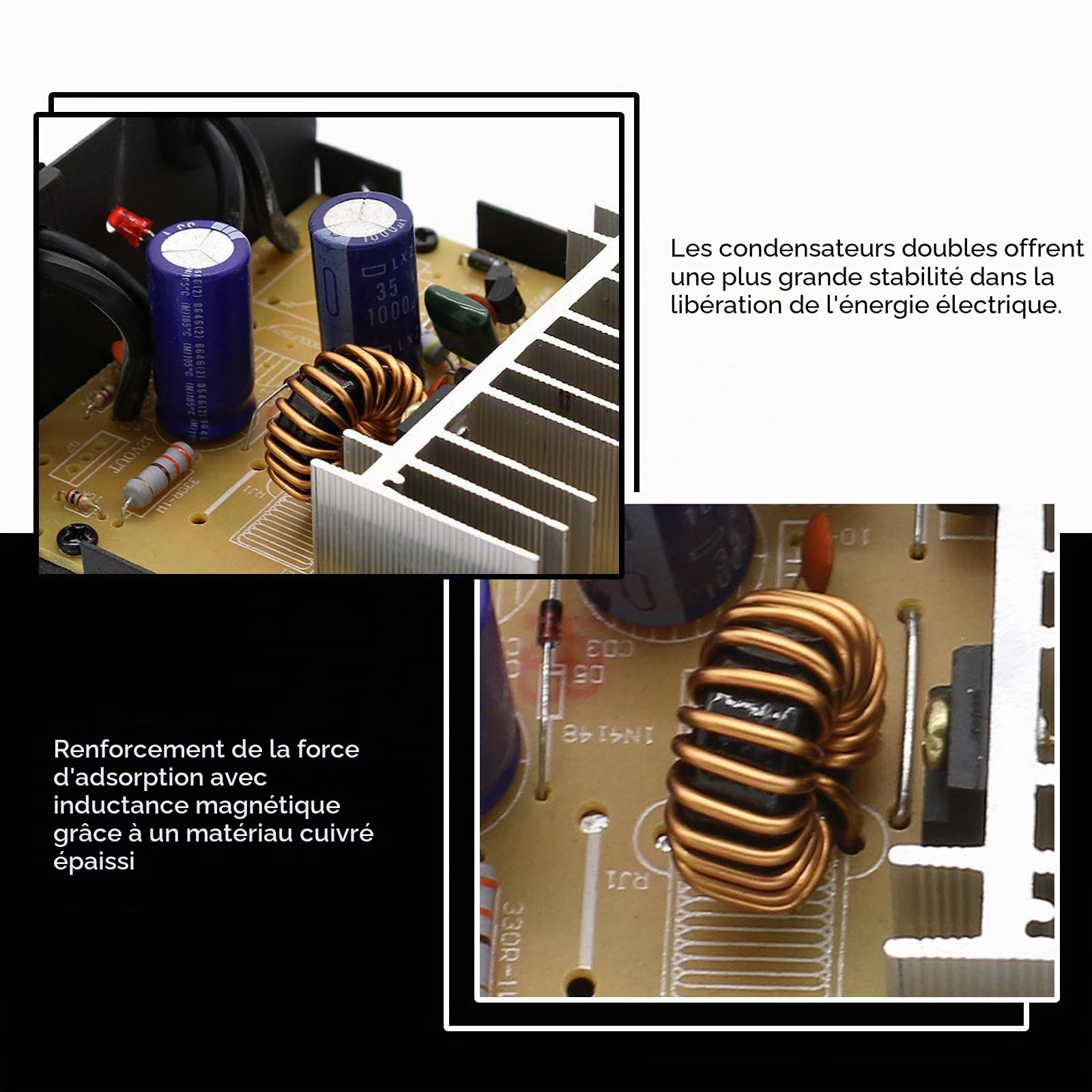 Réducteur De Tension De Voiture, Alimentation Abaisseur Voiture 20a 24v vers 12v, 240W Convertisseur d'alimentation De Voiture avec Prise Allume-Cigare, 20a Transformateur Abaisseur De Tension