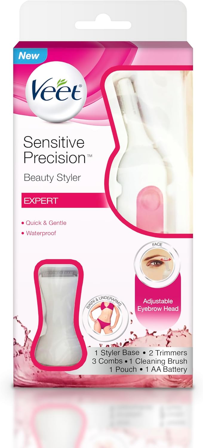 Veet Sensitive Precision Hair Trimmer for Face, Bikini Line and Underarms Veet Sensitive Precision Hair Trimmer for Face, Bikini Line and Underarms