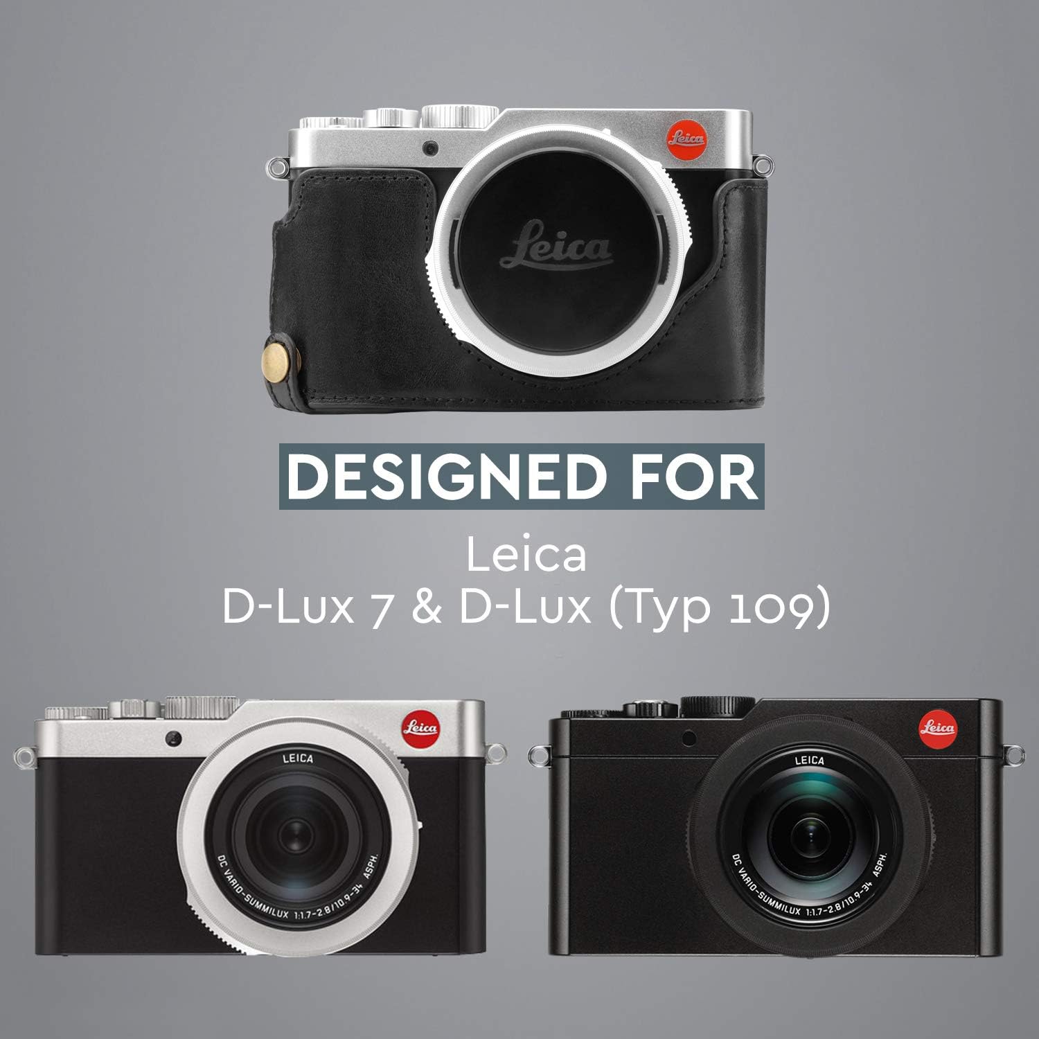 Bеѕt Cуbеr Mоndау 🔥 MegaGear Ever Ready Genuine Leather Camera Half Case Compatible with Leica D-Lux 7