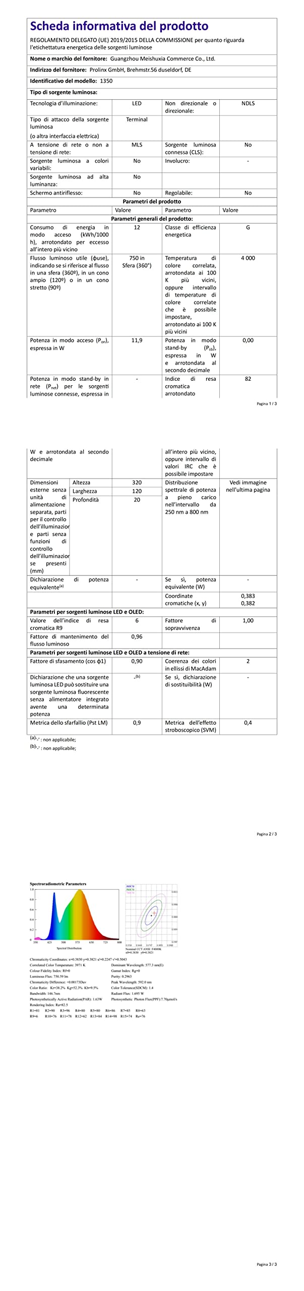 Set 4 Lampade Da Parete Interna Klighten 12W | 4000K Bianco Neutro | Design Moderno In Acrilico - Foto 5