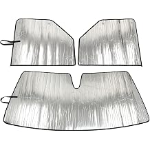 RV Sunshade for Thor Rize, Custom Fit, Made in USA, Interior Cooling and Sunlight Blocking Front and Side Window Sunshade 2022-2026