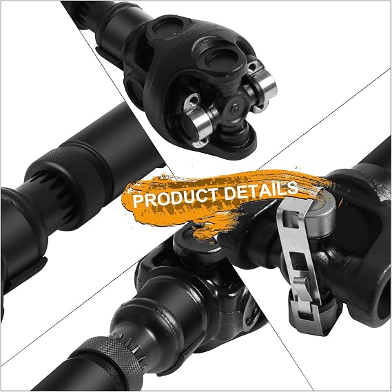 Complete Rear Drive Shaft [2 to 6 In Lift] Fit for Jeep Wrangler 1997-2006 [2.4L, 2.5L, 4.0L, 4WD] Driveshaft Prop Shaft Assembly Replaces 936085 936-085