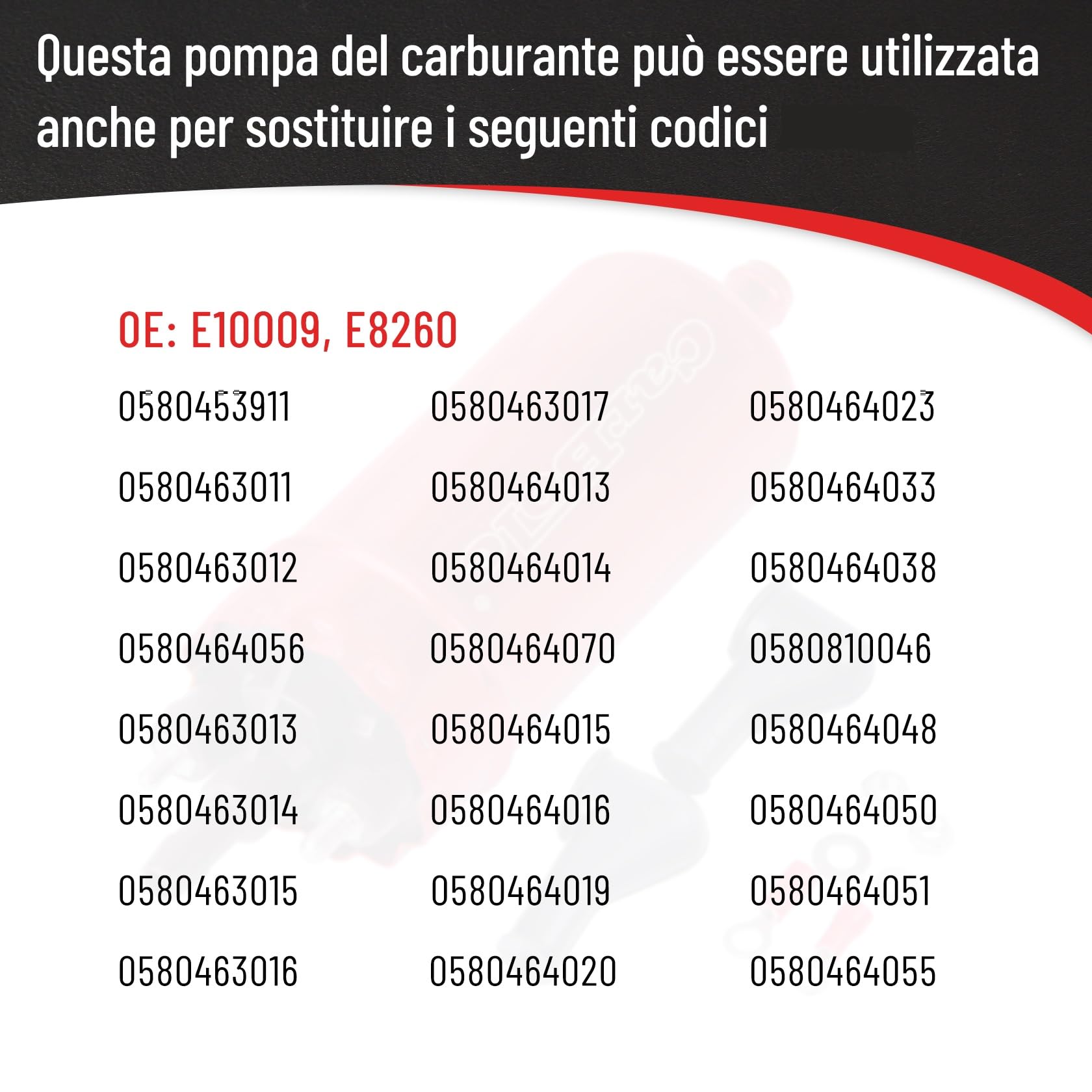 CarBole Pompa del Carburante Elettrica Esterna in Linea a 125PSI,Pompa per Carburante ad Alta Pressione 12V e Staffa Ammortizzante,250BHP,Sostituzione del,Rosa