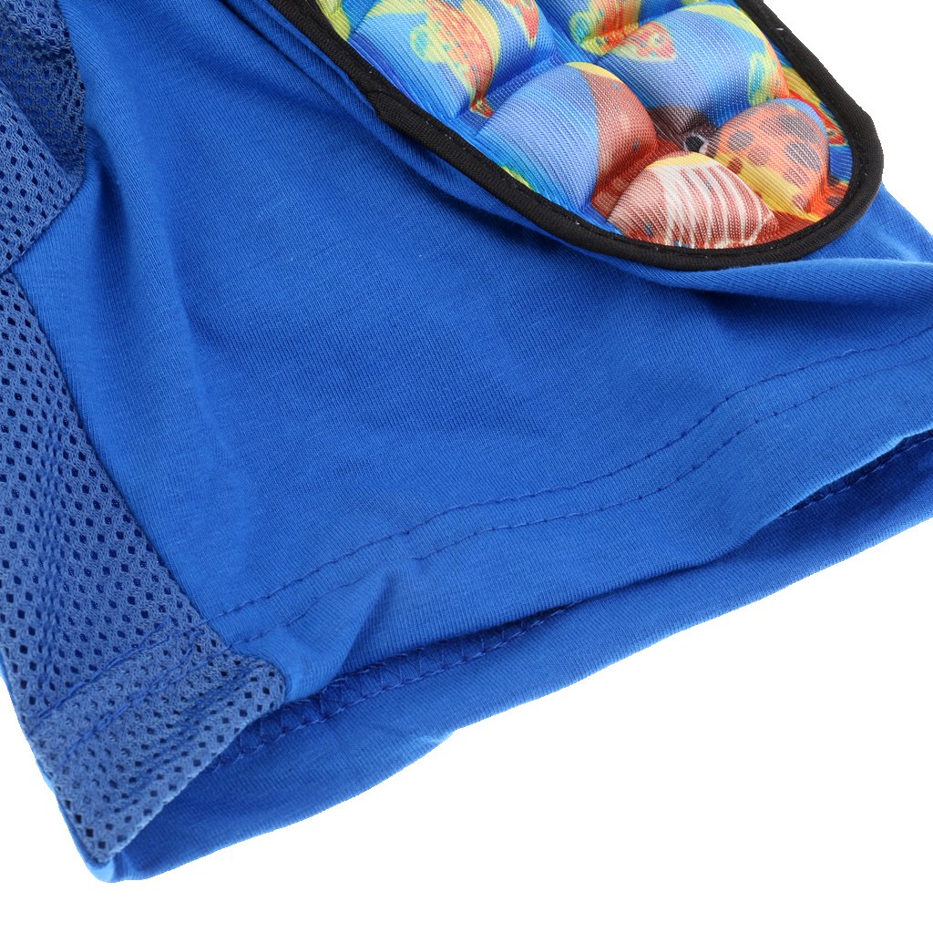 Perfeclan Kinder Schutzausrüstng Schutzkleidung Protektorshorts Protektorhose Fahrradhose Hüfte Kurze, Ozeanblau, M