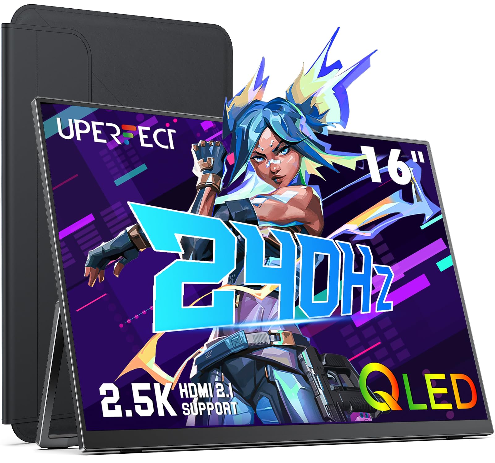 UPERFECT 2.5K 240Hz Tragbarer Monitor, 16