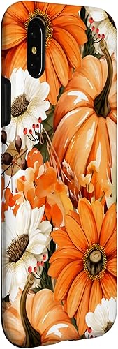 Miniatura 9 de Funda con temática de otoño para iPhone 11 Pro, diseño vintage de calabaza y calabaza para mujer
