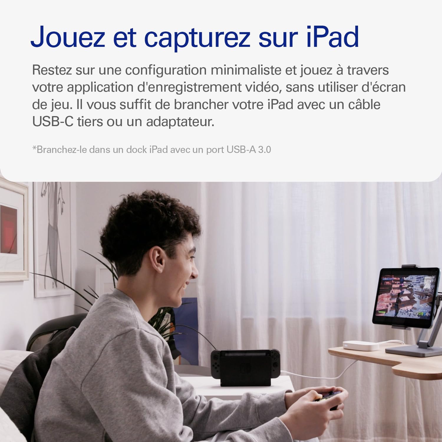 Elgato Game Capture Neo – Carte de Capture USB Portable, Pass-Through 4K60 HDR, Enregistrement 1080p60 – pour PS5|Xbox|Nintendo Switch 2|iPhone – OBS, QuickTime, etc. - Plug-and-Play, PC|Mac|iPad