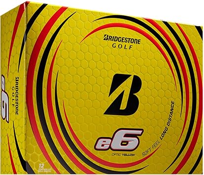 BRIDGESTONE 2021 e6 Golf Balls One Dozen, White