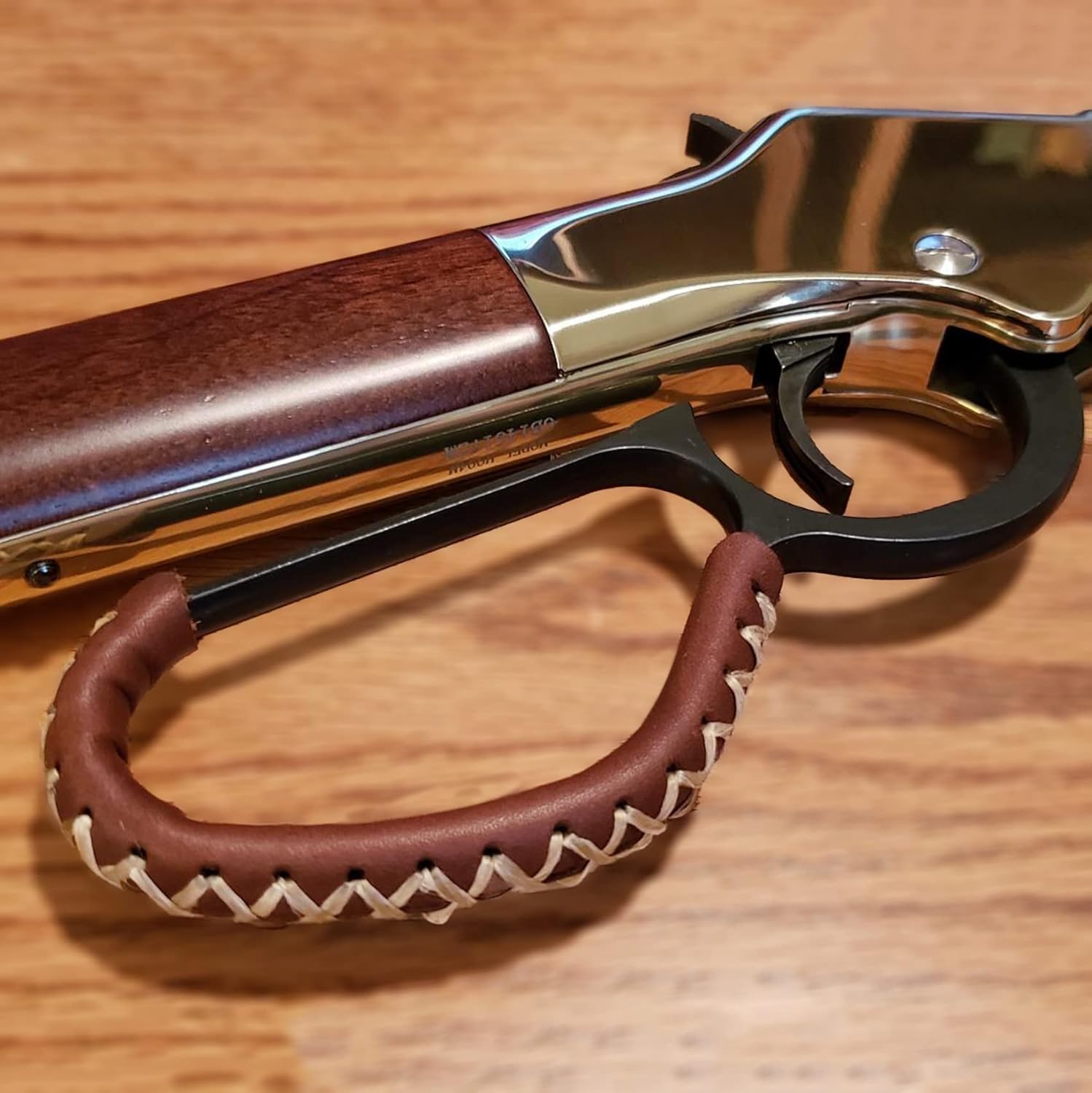 Genuine Leather Lever Wrap for Lever Action Rifles and Shotguns, Handcrafted