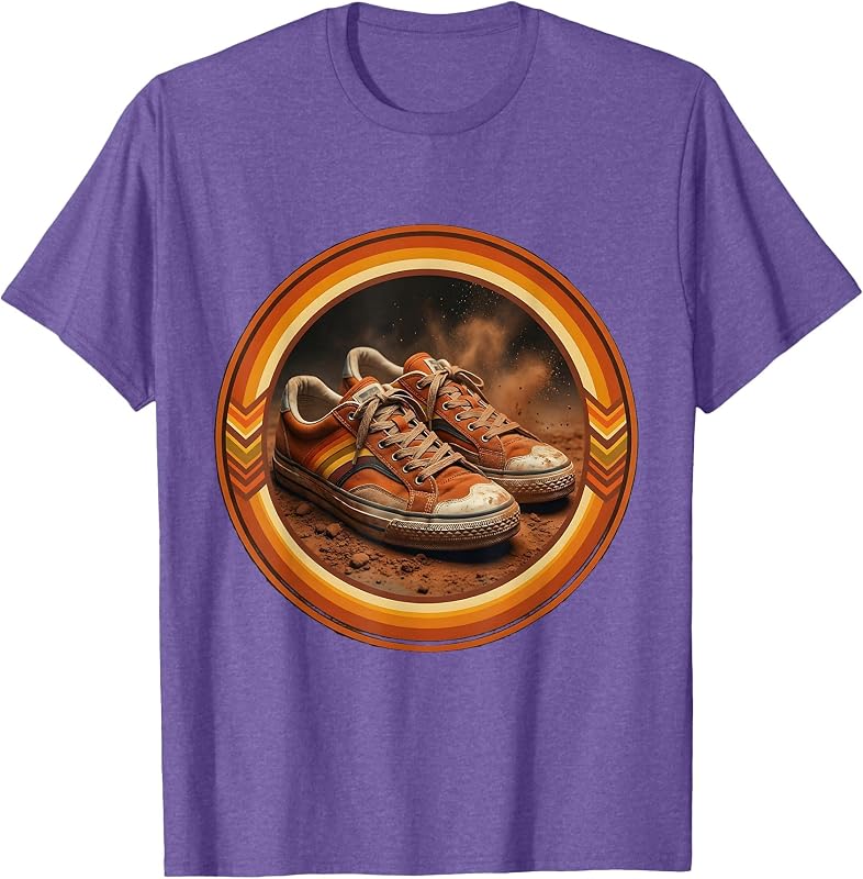 Clay Court Tennis Worn Sneakers Graphic T-Shirt